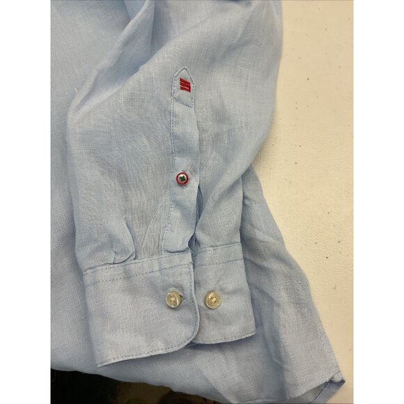 Cinque  Linen button down long sleeve Mens XL Resort Breathable - Picture 3 of 14